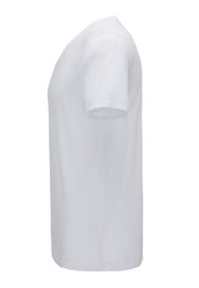 Tricou 2-Pack V-Neck alb, lateral, croi drept, mânecă scurtă