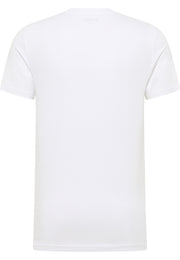 Tricou Austin alb, spate, fără imprimeu