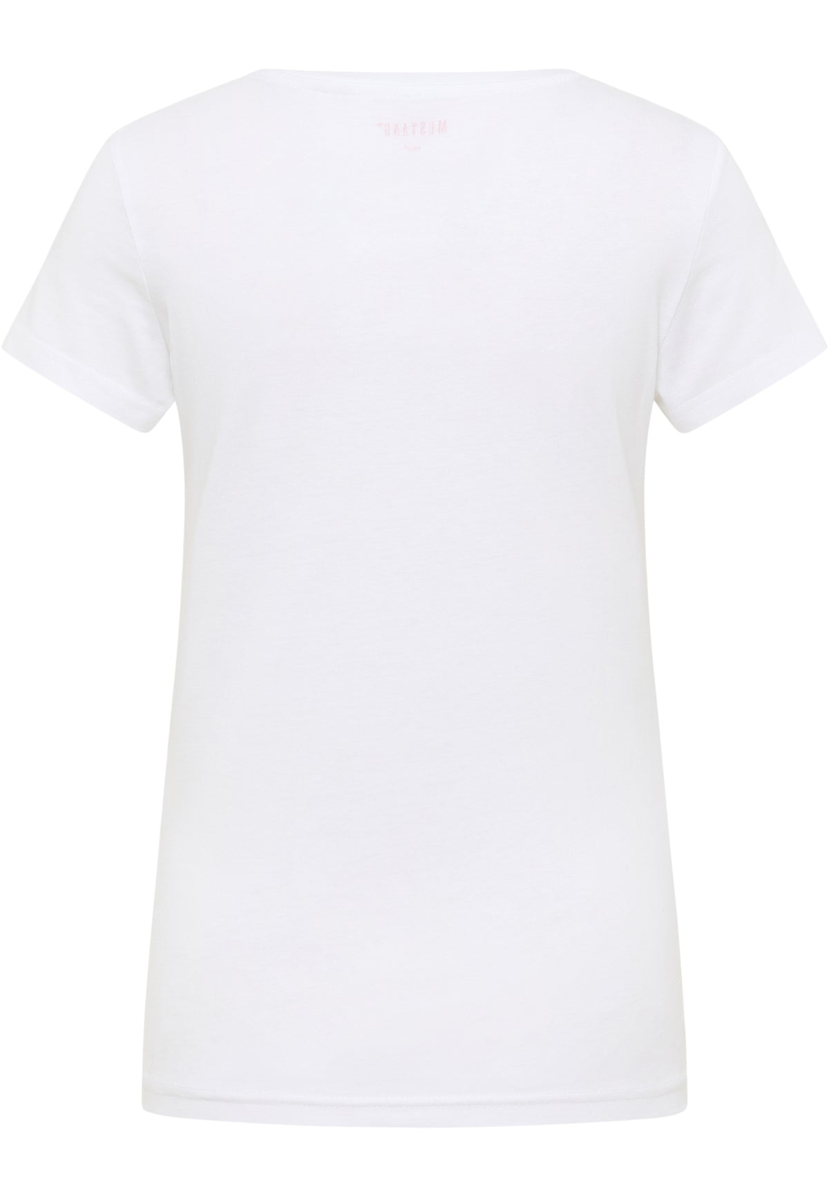 Tricou Slim Loa alb, spate, fără imprimeu