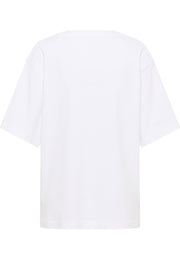 Tricou Welby alb, spate, simplu, fără imprimeu
