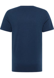 Tricou Austin albastru bleumarin, spate, fără imprimeu
