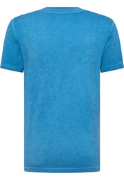 Tricou Austin albastru deschis, spate, fără imprimeu