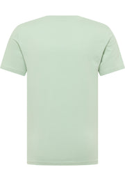 Tricou Austin verde mentă, spate, fără imprimeu