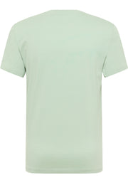 Tricou Austin verde deschis, spate, fără imprimeu
