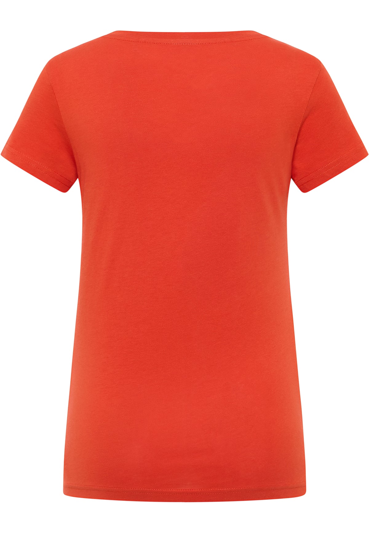 Tricou Slim Loa portocaliu, spate, fără imprimeu