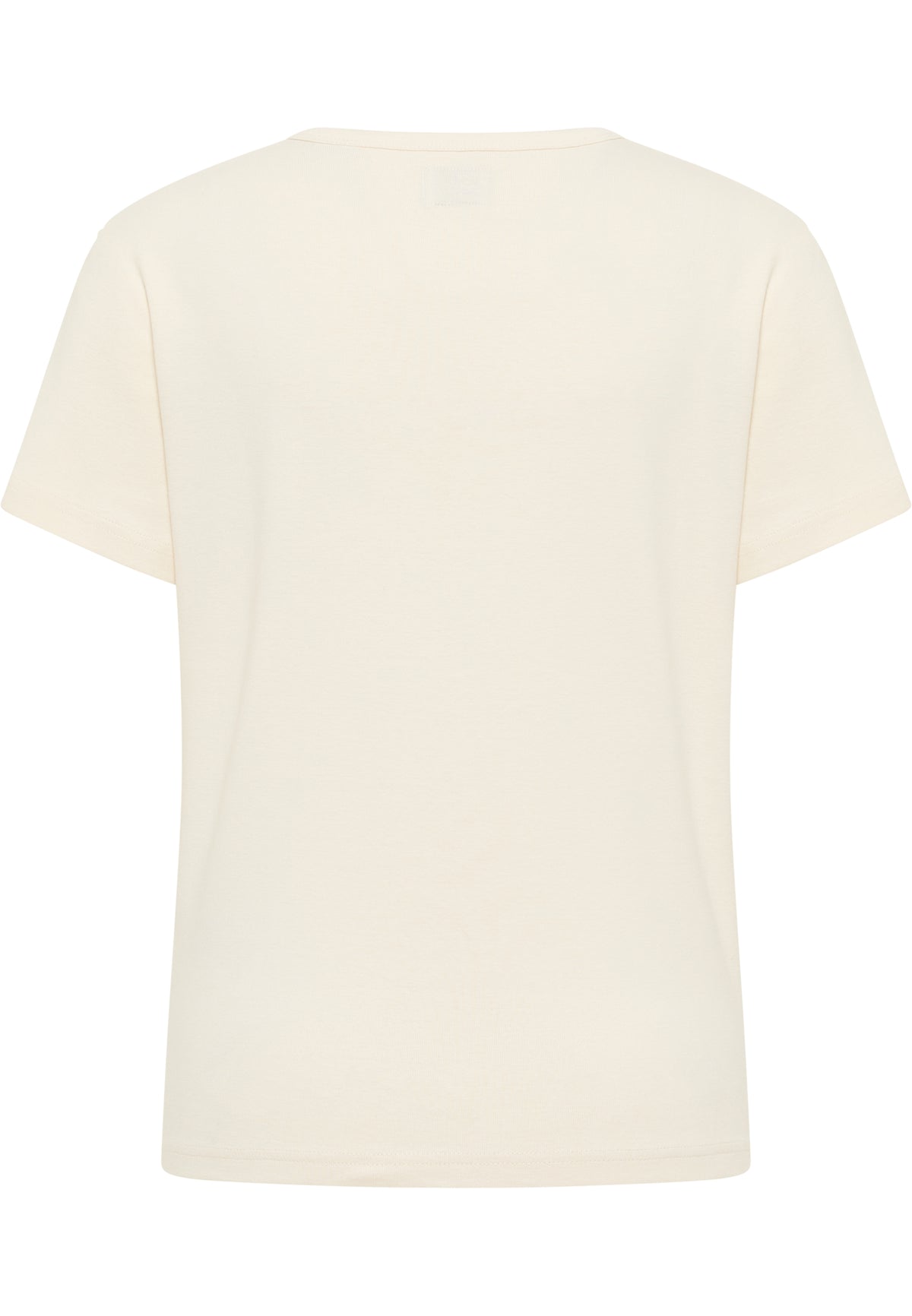 Tricou Rosewood alb, spate, neted fără imprimeu, guler rotund