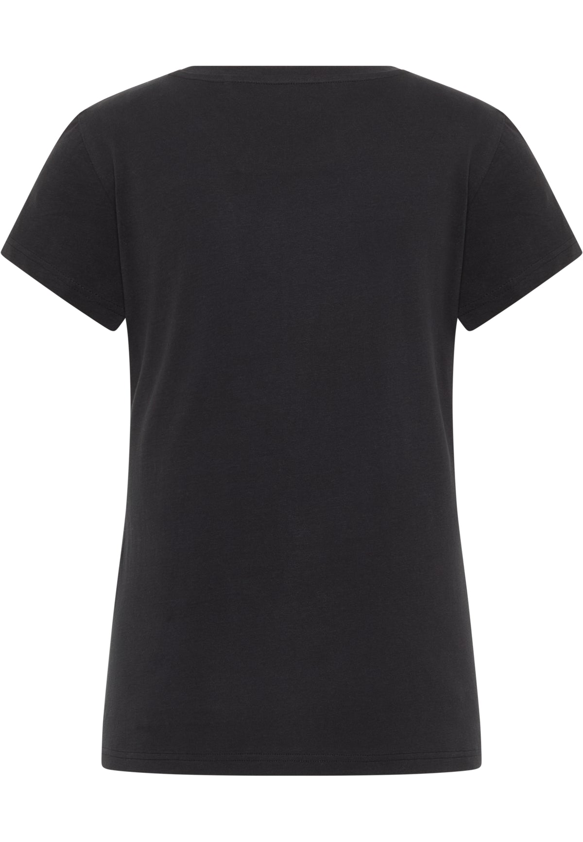 Tricou Loa negru, spate, fără imprimeu sau alt detaliu
