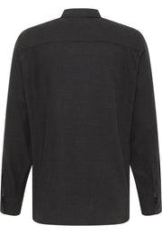 Cămașă Eastbridge negru, spate, cusătură yoke dreaptă pe umeri