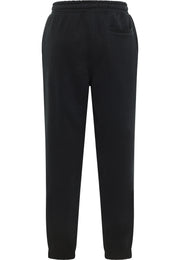 Pantaloni Logan negru, spate, buzunar aplicat în dreapta, manșete elastice la gleznă