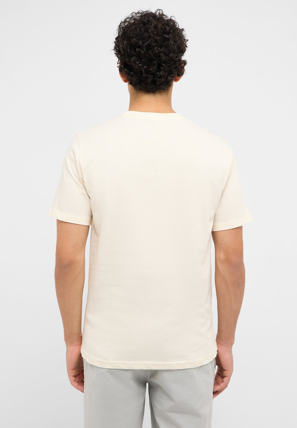 Tricou Austin alb crem, spate, fără imprimeu vizibil