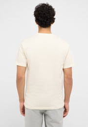 Tricou Austin alb crem, spate, fără imprimeu vizibil