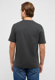 Tricou Austin gri antracit, spate, croială simplă, fără imprimeu pe spate