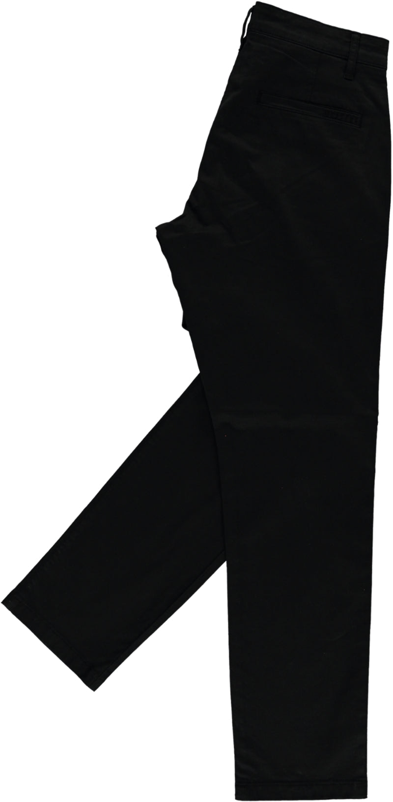 Pantaloni Brad Chino negru, lateral, buzunar oblic la șold