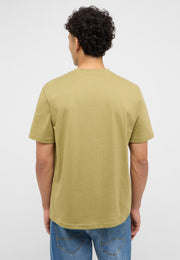 Tricou Austin verde măsliniu, spate, fără imprimeu vizibil