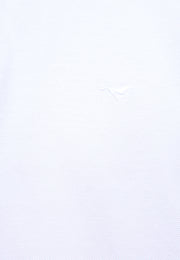 Tricou Palco alb, detaliu, logo cu cal brodat pe piept
