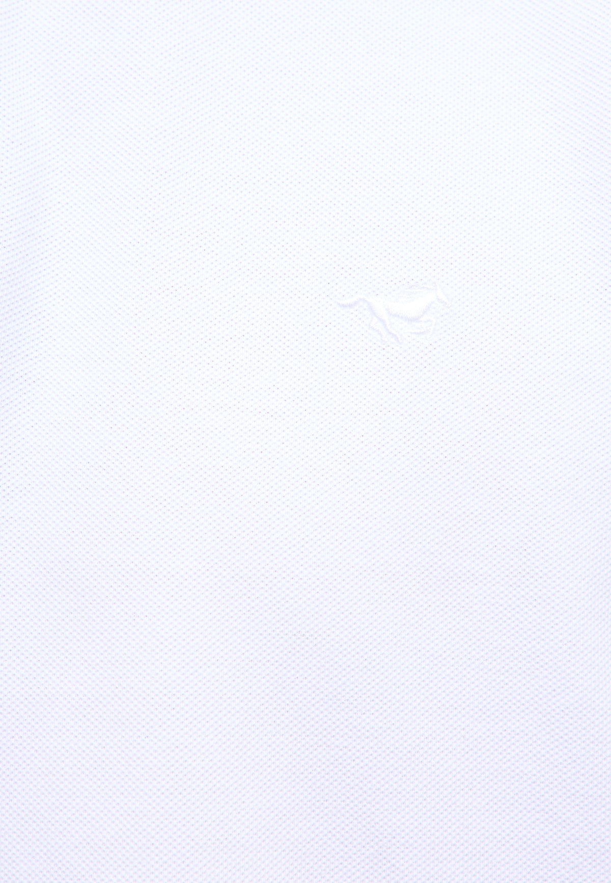 Tricou Palco alb, detaliu, logo cu cal brodat pe piept