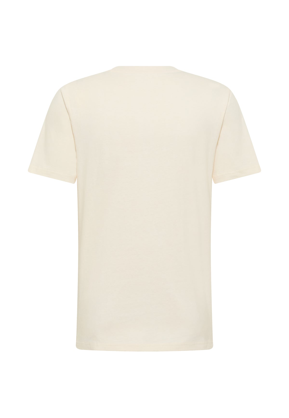 Tricou Austin alb crem, spate, fără imprimeu