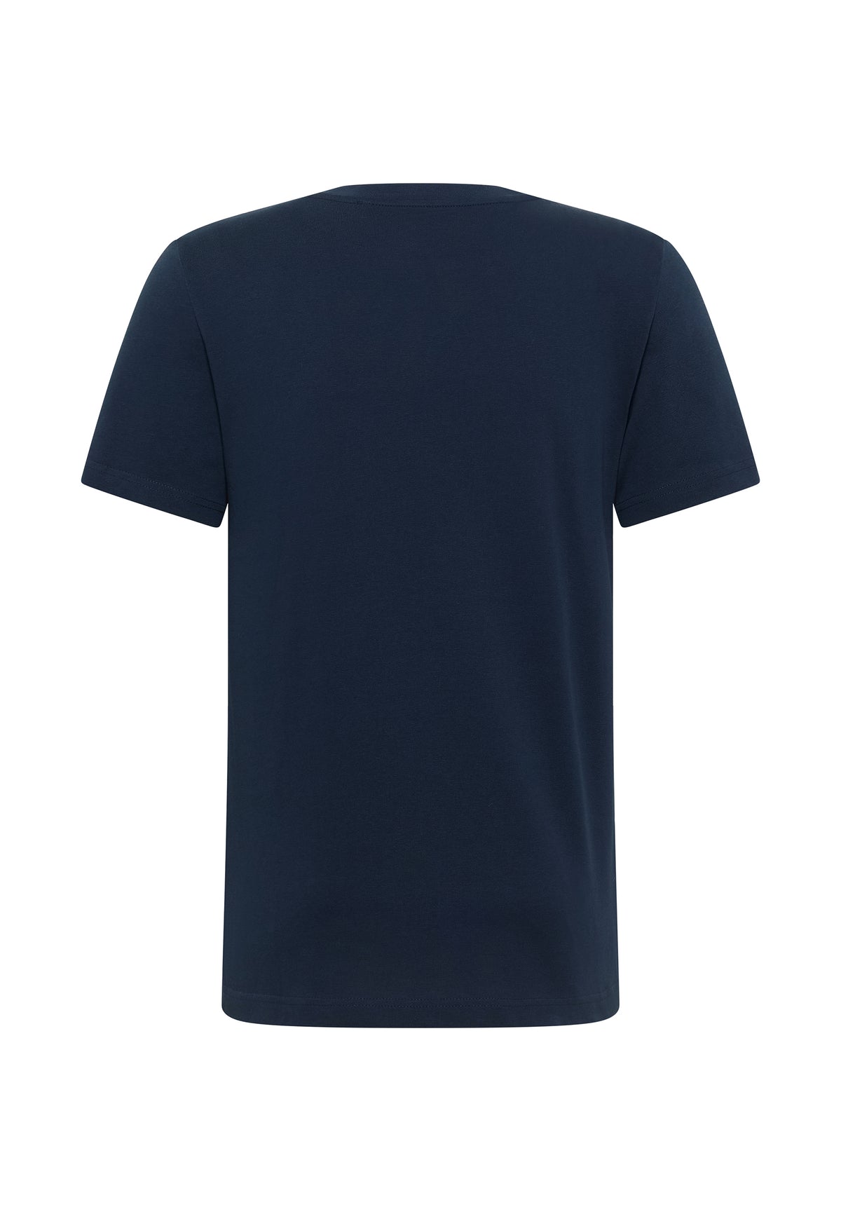 Tricou Austin albastru marin, spate, fără imprimeu, guler rotund și mâneci scurte