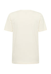 Tricou Austin alb crem, spate, fără imprimeu vizibil