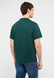 Tricou Akron verde, spate, fără imprimeu
