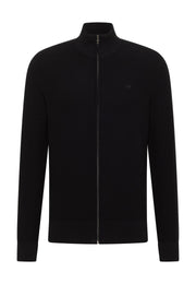 Cardigan Escondido negru, față, altă poziție pe suprafață plată