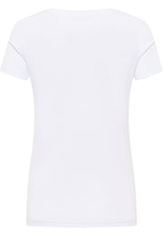 Tricou Alina C Logo alb, spate, fără imprimeu