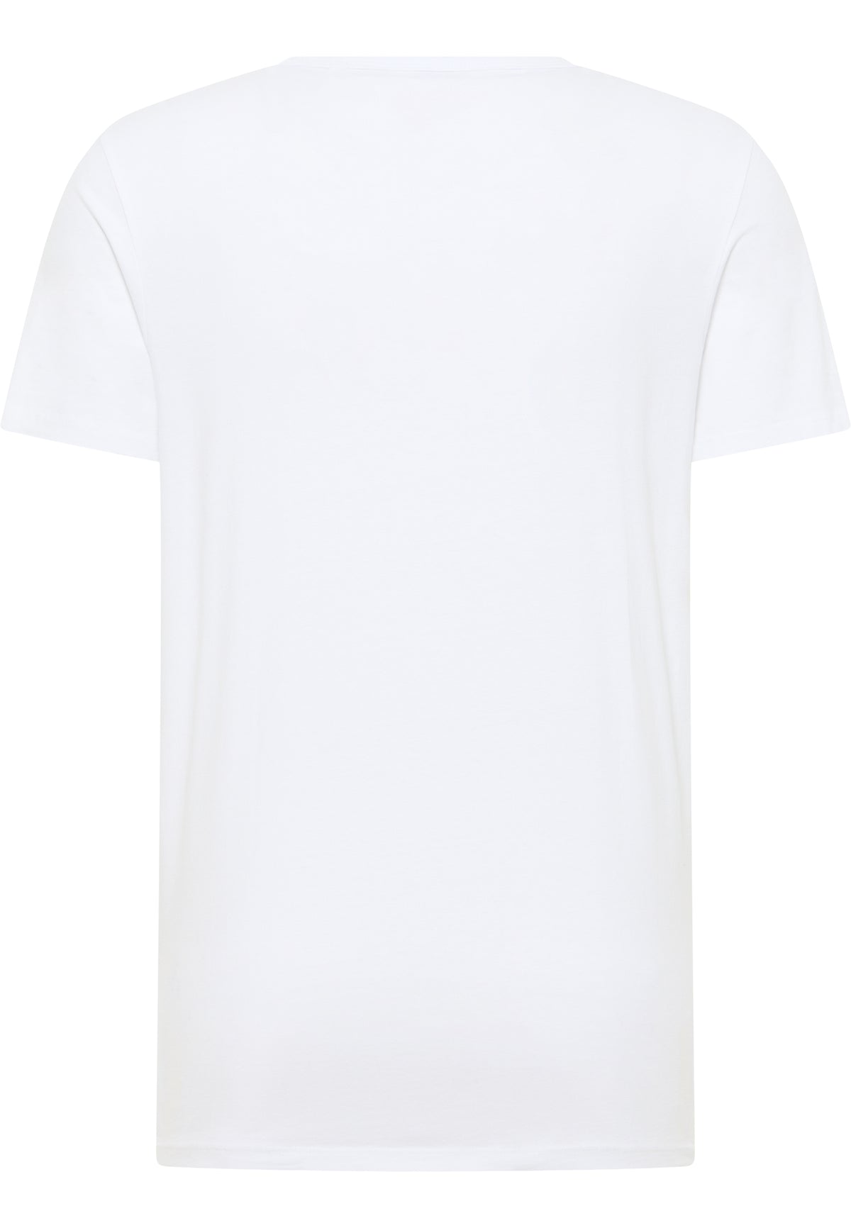 Tricou Allen 2-Pack alb, spate, așezat plat, fără imprimeu sau detalii pe spate