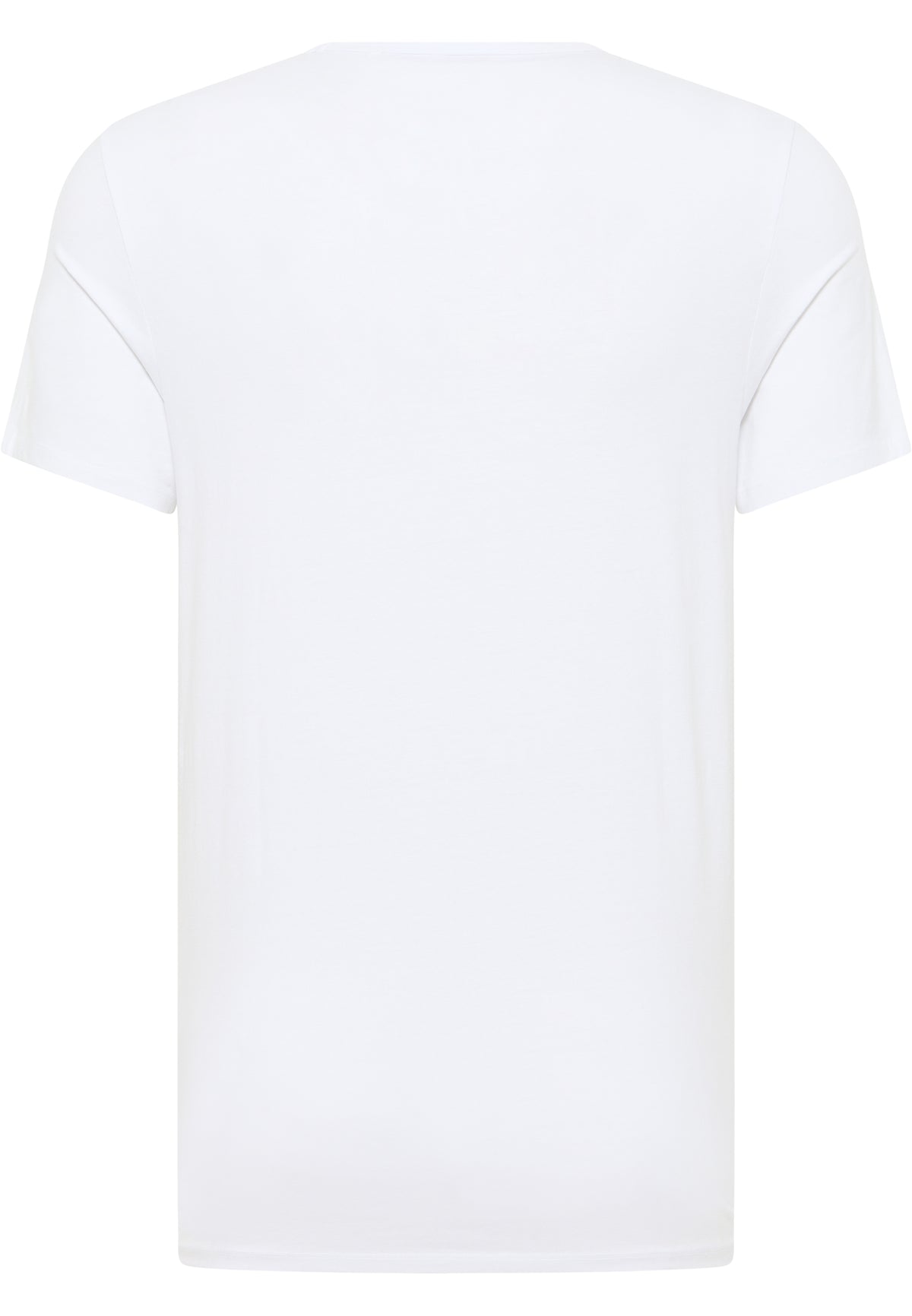 Tricou Amado 2-Pack alb, spate, croială simplă, fără imprimeu vizibil
