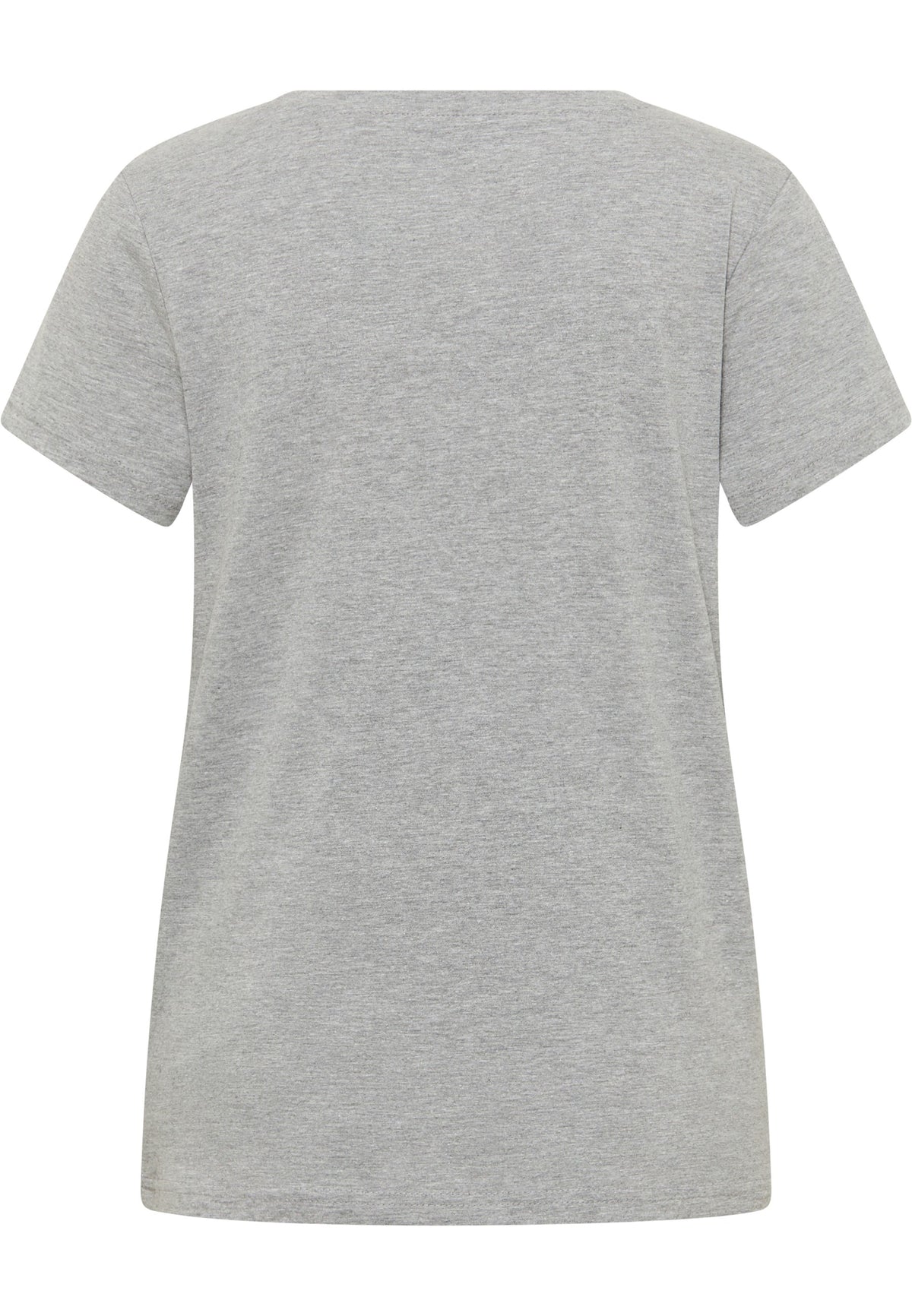 Tricou Alma gri melanj, spate, fără imprimeu