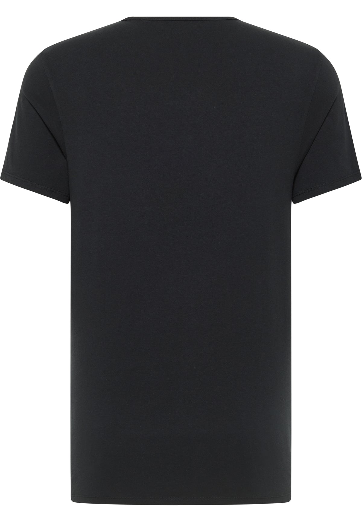 Tricou Amado 2-Pack negru, spate, croială simplă, fără imprimeu vizibil