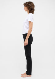 Blugi Crosby negru, lateral, croi slim pe toată lungimea piciorului