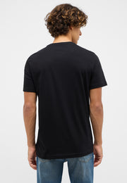 Tricou Austin negru, spate, fără imprimeu