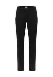 Pantaloni Brad Chino negru, față, croi drept cu buzunare oblice